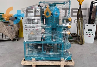 Schmieröl-Vakuumreiniger der LOP-Serie sind vollständig verpackt und bereit f...